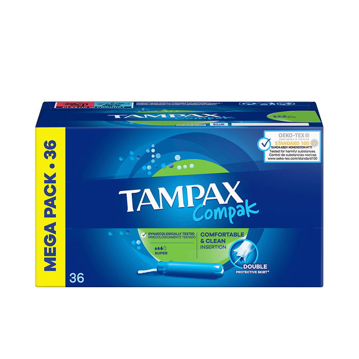Tampax Compak Tampon Super 36 unités Tampax Compak Tampon Super 36 unités