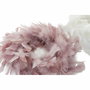Couronne de Noël DKD Home Decor Mousse Plume (40 x 40 x 6 cm) (2 pcs)