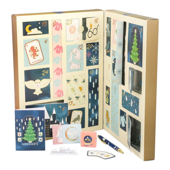 Harry Potter Calendrier de l'Avent Papeterie 24 Day Hogwarts