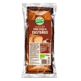 BIOCOP Bizcocho Castañas trigo espelta 250gr. BIO
