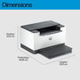 HP M209d LaserJet - Imprimante laser monochrome compacte avec impression recto-verso automatique, jusqu'à 29 ppm, application HP