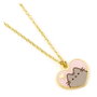 Pusheen pendentif et collier argent Pink and Gold Heart
