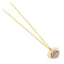 Pusheen pendentif et collier argent Pink and Gold Heart