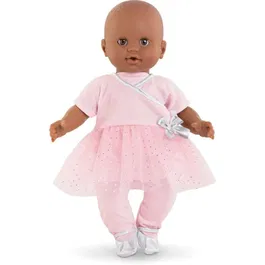 Corolle BB36 - Ensemble de sport danse pour poupée de 36 cm - Vêtement facile à enfiler avec bandes auto-agrippantes - Dès 2 ans