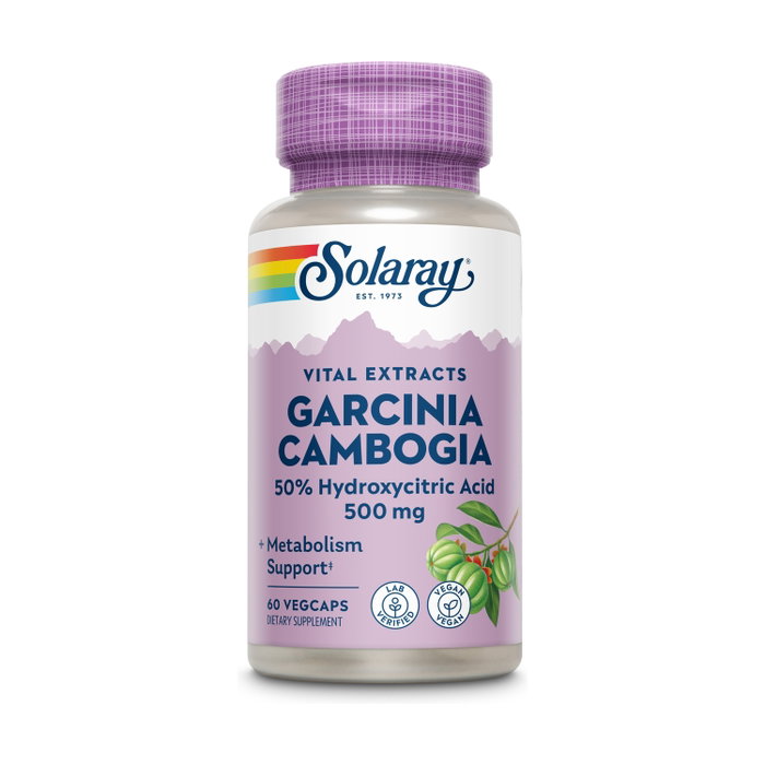 SOLARAY Garcinia Cambogia 500 mg, 60 capsules végétales