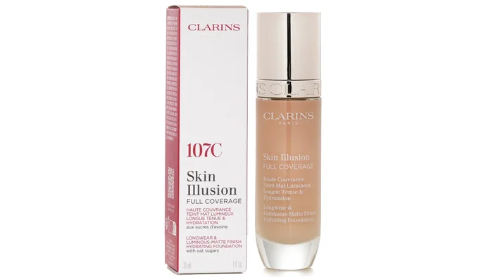 Clarins Skin Illusion Fond de teint liquide 107C Étanche Clarins Skin Illusion Fond de teint liquide 107C Étanche