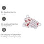 MAURER Lot de 12 supports pour cadres en PVC 30 x 40 mm