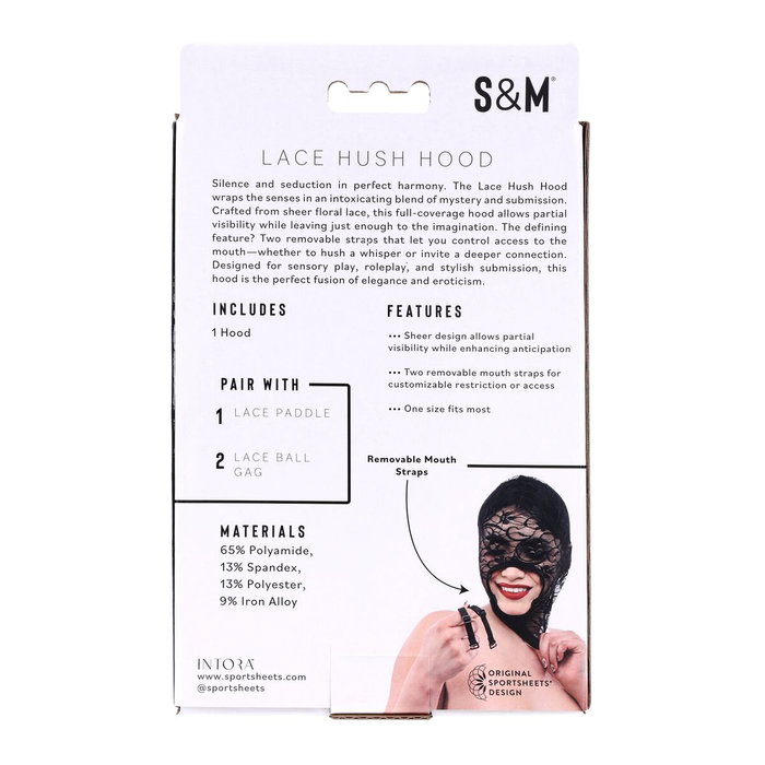 Masque Sportsheets Sex and Mischief Noir Masque Sportsheets Sex and Mischief Noir