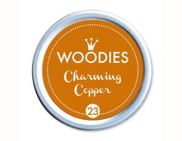 Woodies Almohadilla de tinta Charming Copper 38x22mm
