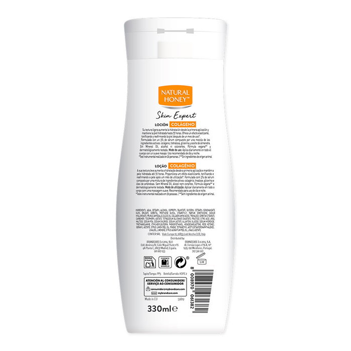 Natural Honey Lotion au collagène SKIN EXPERT 330 ml