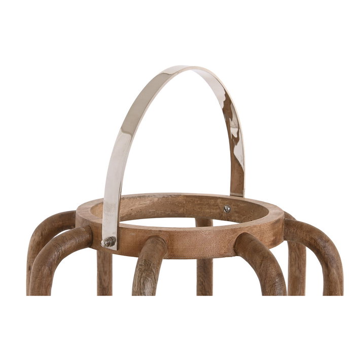 Bougeoir Home ESPRIT Marron Argenté Naturel Verre Bois de manguier 30 x 30 x 42 cm Bougeoir Home ESPRIT Marron Argenté Naturel Verre Bois de manguier 30 x 30 x 42 cm