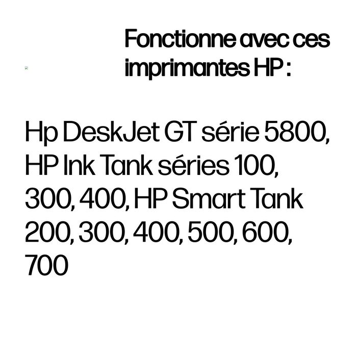 HP GT52 Jaune Bouteille d'encre