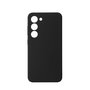 eSTUFF Coque silicone protectrice pour Samsung Galaxy S23, modèle MADRID - Noir - Protection complète avec doublure microfibre