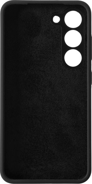 eSTUFF Coque silicone protectrice pour Samsung Galaxy S23, modèle MADRID - Noir - Protection complète avec doublure microfibre eSTUFF Coque silicone protectrice pour Samsung Galaxy S23, modèle MADRID - Noir - Protection complète avec doublure microfibre