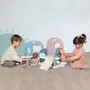 Smoby - Baby Care Crèche pour Enfant à partir de 3 ans - Jeu d'imitation avec Espaces de Jeu Multiples et Accessoires