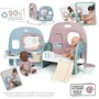 Smoby - Baby Care Crèche pour Enfant à partir de 3 ans - Jeu d'imitation avec Espaces de Jeu Multiples et Accessoires