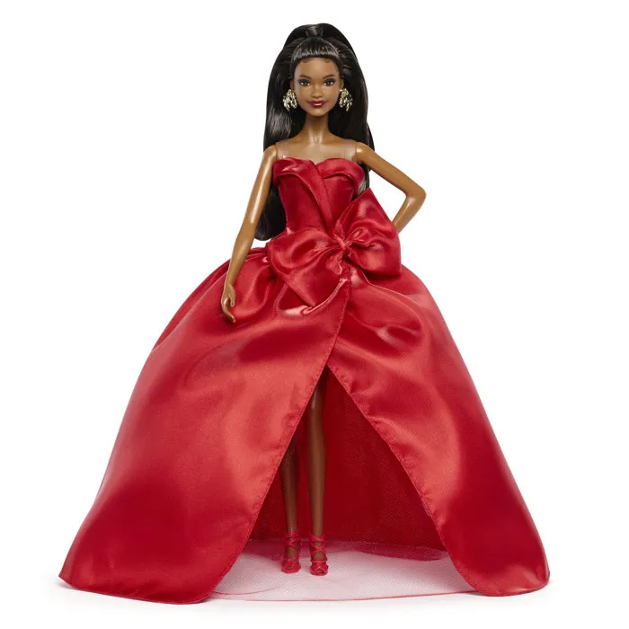 Barbie Poupée Joyeuses Fêtes Brune JJX66 Édition spéciale Barbie Poupée Joyeuses Fêtes Brune JJX66 Édition spéciale