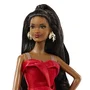 Barbie Poupée Joyeuses Fêtes Brune JJX66 Édition spéciale