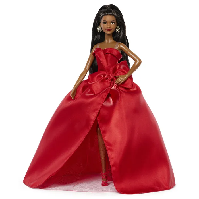 Barbie Poupée Joyeuses Fêtes Brune JJX66 Édition spéciale Barbie Poupée Joyeuses Fêtes Brune JJX66 Édition spéciale
