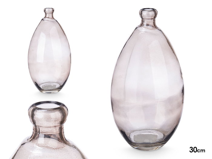 GIFTDECOR Bouteille Bombée Irrégulière Grise GIFTDECOR Bouteille Bombée Irrégulière Grise