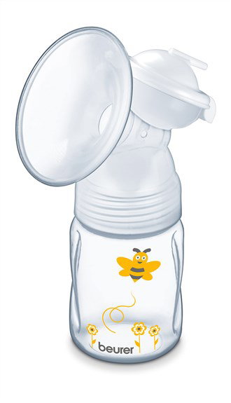 Beurer BY-40 Tire-Lait Électrique, Extraction Imitant l'Allaitement Naturel, 10 Niveaux, Fonction Mémoire, Écran LCD