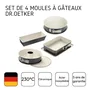 Dr Oetker Ensemble de 4 moules à gâteaux Back Trend (28 à 32 cm)