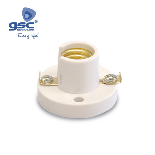 GSC Evolution Porte-lampe en céramique blanc E10