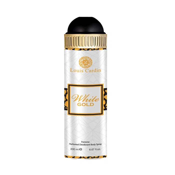 Louis Cardin White Gold Déodorant en spray 200 ml Louis Cardin White Gold Déodorant en spray 200 ml