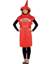 Liragram - Déguisement Adulte Bouteille de Ketchup, Taille M