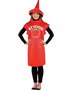 Liragram - Déguisement Adulte Bouteille de Ketchup, Taille M