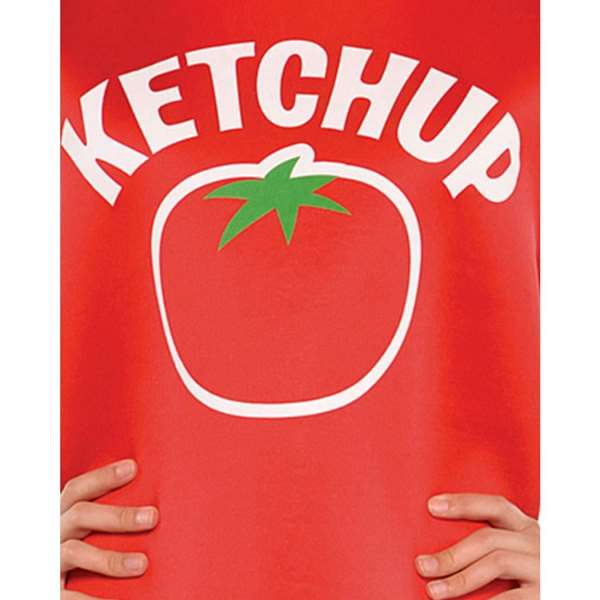 Liragram - Déguisement Adulte Bouteille de Ketchup, Taille M