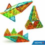 Geomag Tiles Gems 4100 - 16 Tuiles Magnétiques Effet Cristal