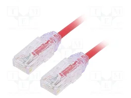 PANDUIT Cordon de raccordement Cat 6 U/UTP rouge 5m RJ45