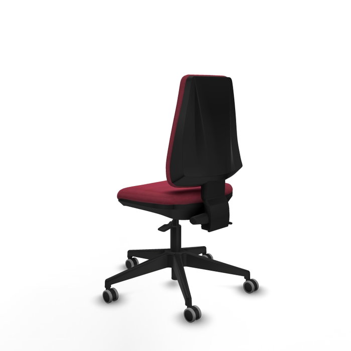PIQUERAS Y CRESPO Chaise Elche Asynchrone Tissu Bordeaux