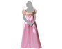 Dame anglaise - Déguisement Femme Adulte - Robe Rose - Taille XS-S - Composition Polyester