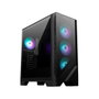 MSI MAG FORGE 320R AIRFLOW Boîtier PC Moyen Tour, Panneaux Mesh, 4 Ventilateurs ARGB 120mm, Compatible RTX 40 et Watercooling 360mm