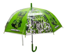 Safta Parapluie Dôme 43 cm Minecraft "TNT" - Parapluie à thème pour enfant