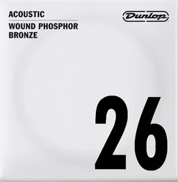 DUNLOPST Corde Acoustique Phosphor Bronze .026