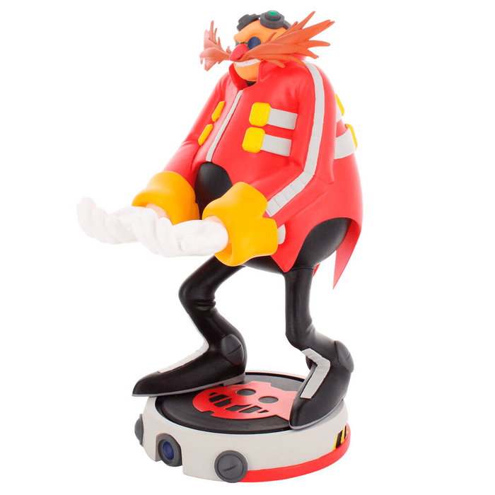 Exquisite Gaming Support de câble avec socle Dr. Eggman Sonic the Hedgehog 20 cm - Porte-téléphone et manettes pour PS5 DualSense, Xbox Series S/X et iPhone