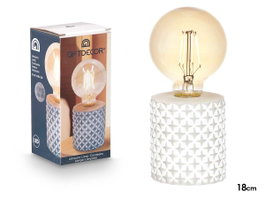 GIFTDECOR Lampara LED Base Estrellas Bleu