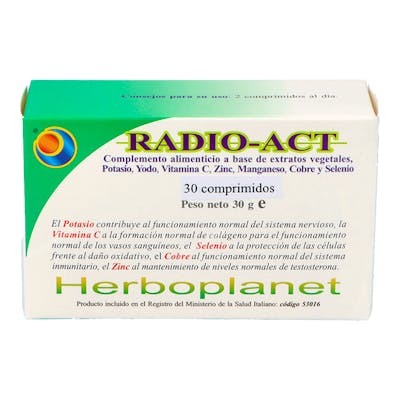 HERBOPLANET RADIO-ACT 30 comprimés HERBOPLANET RADIO-ACT 30 comprimés