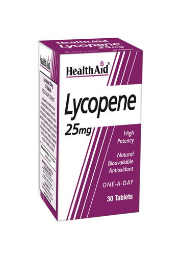 HEALTH AID Licopeno 25mg 30 comprimés HEALTH AID Licopeno 25mg 30 comprimés
