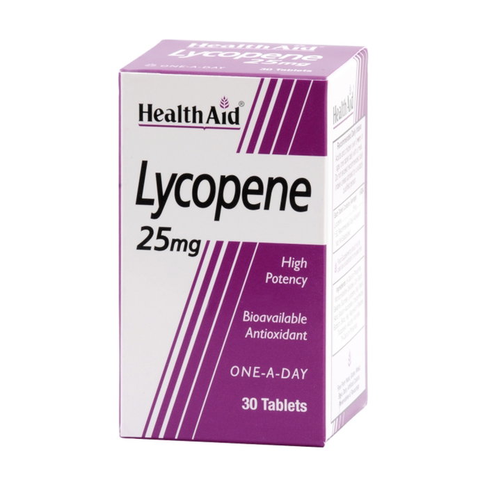 Health Aid Licopeno 25 mg, 30 comprimés Health Aid Licopeno 25 mg, 30 comprimés