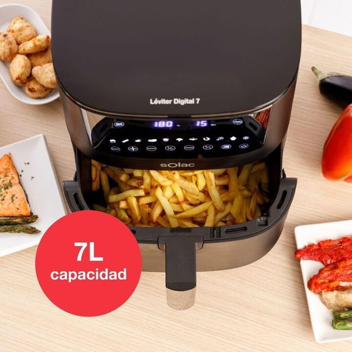 Friteuse à Air Solac FA1521 Noir 1650 W 7 L