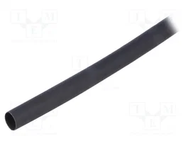 HELLERMANNTYTON Tuyau thermorétractile 6mm 1m noir