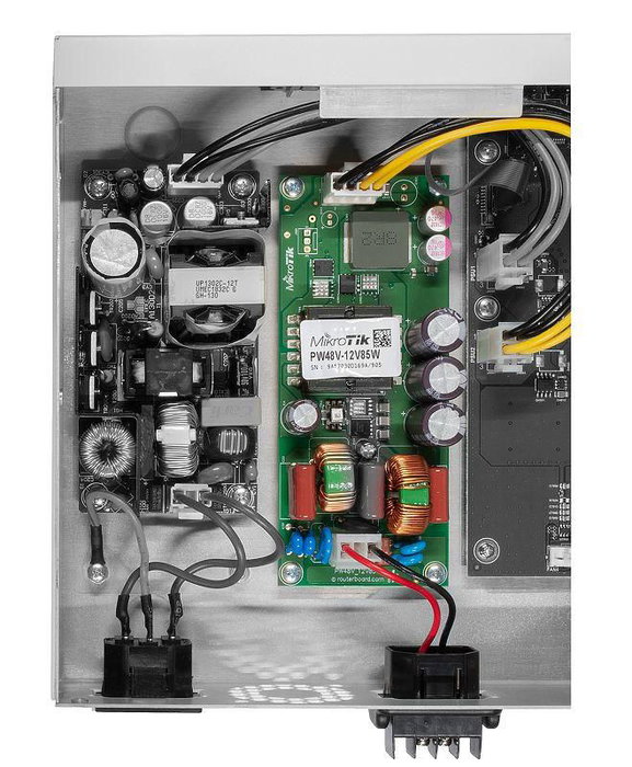 MikroTik PW48V-12V85W - Alimentation Open Frame télécom 48V DC avec sortie 12V 8A - Pour routeurs Cloud Core r2