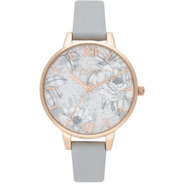 Olivia Burton OB16TZ01 Terrazzo Floral Rose et Gris