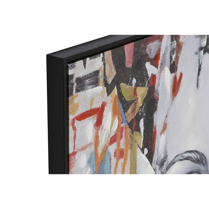 Home ESPRIT Toile Abstrait Moderne 100 x 3,5 x 100 cm