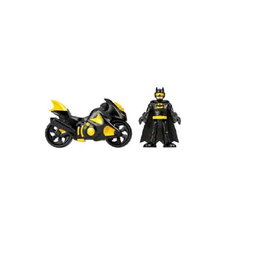 Mattel - Figurines et véhicules DC Super Friends Superhéroes Imaginex - 7,5 cm - Langue espagnole/portugaise