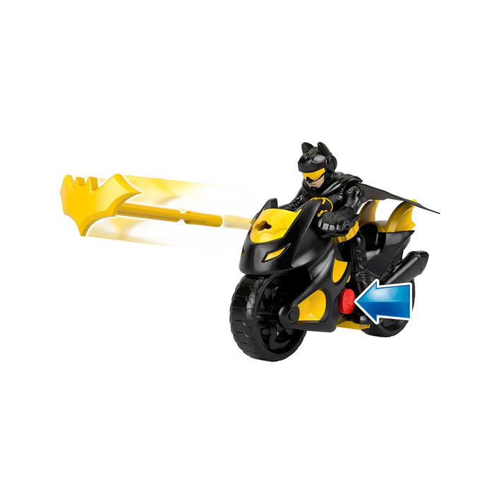 Mattel - Figurines et véhicules DC Super Friends Superhéroes Imaginex - 7,5 cm - Langue espagnole/portugaise